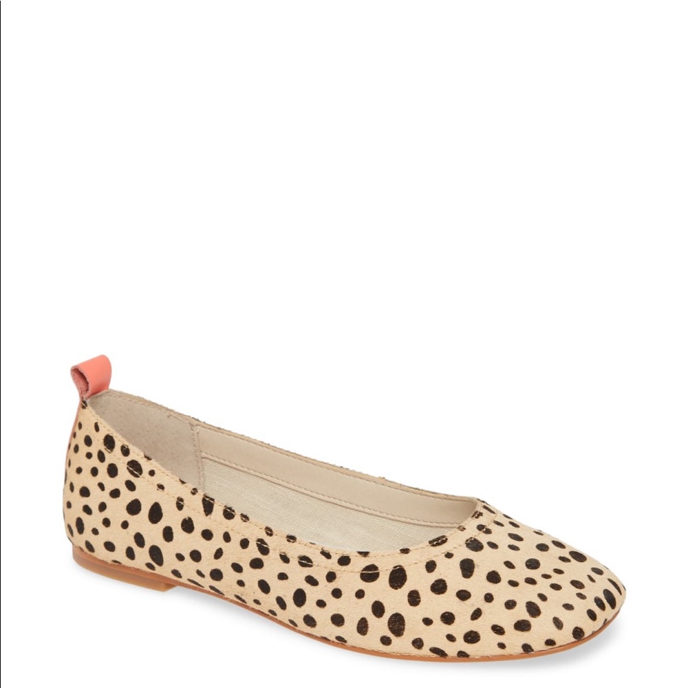 DOLCE VITA LEOPARD CALF HAIR OZZIE FLAT